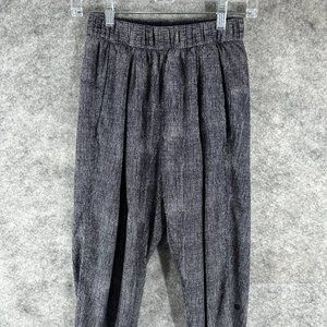 Lululemon Women Pants Size 4 Rollin' With My Omies Lightweight Black Gray Jogger